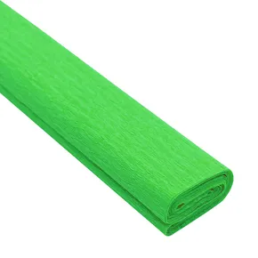 Krepový papier stredne zelený